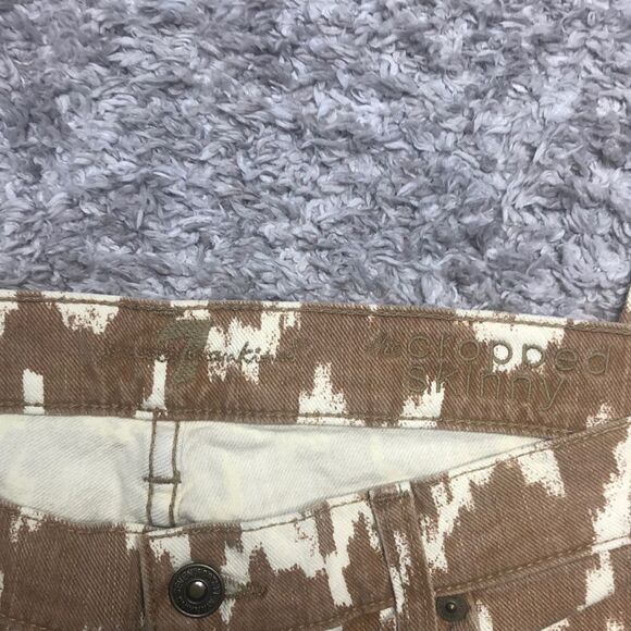 NWT 7 for all mankind the skinny crop printed jean - Picture 5 of 5